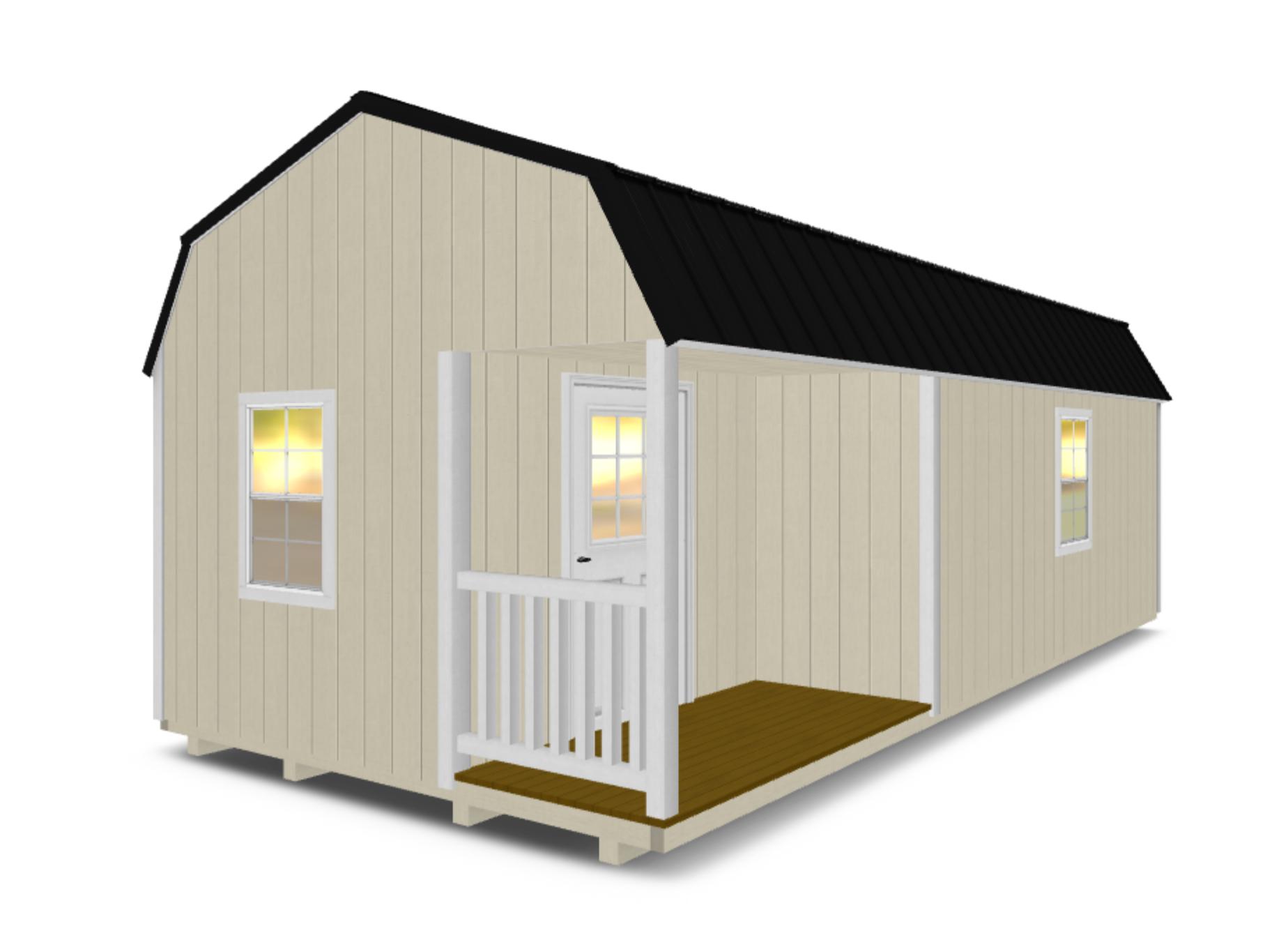 High Barn with Corner Porch