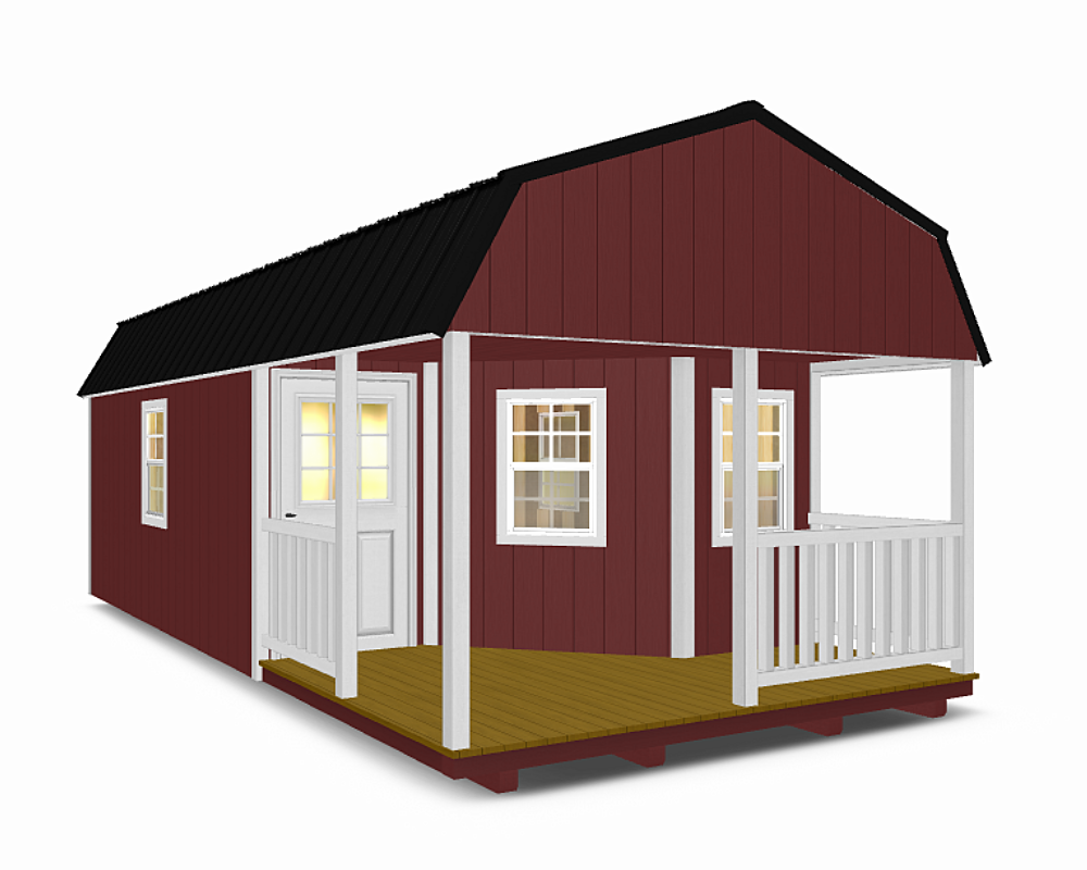 High Barn with Deluxe Porch