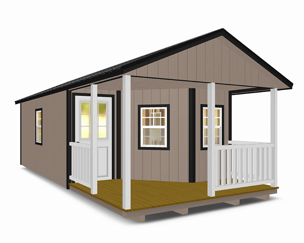 Ranch with Deluxe Porch